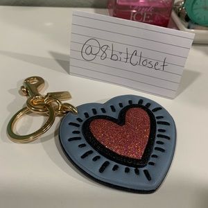 Coach Keith Haring keychain/charm